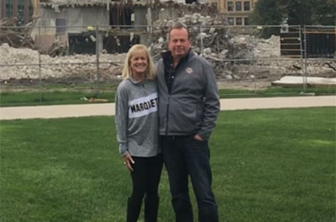 Pete, Bus Ad ’77, and Judy, Arts ’77, O’Hagan. Link to their story